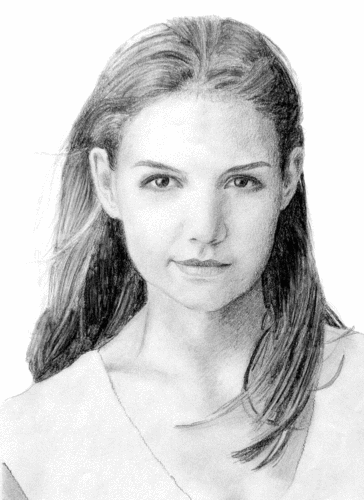 Katie Holmes Portrait