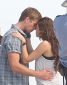 Miley & Liam on Set "The Last Song" - miley-cyrus photo