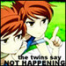The Twins Say NOT HAPPENING - ouran-high-school-host-club icon