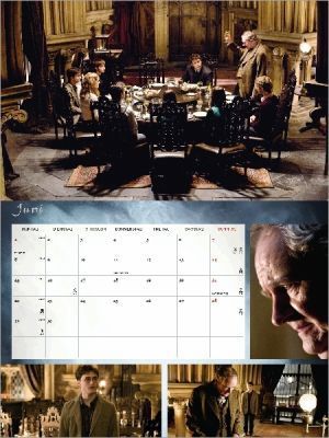 Harry Potter and the Half-Blood Prince Calendar Images