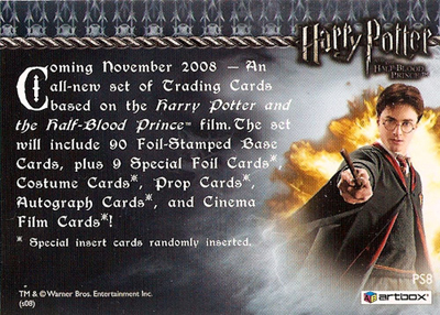  Harry Potter and the Half-Blood Prince Trading Card