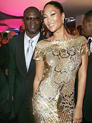 Kimora and Djimon Hounsou