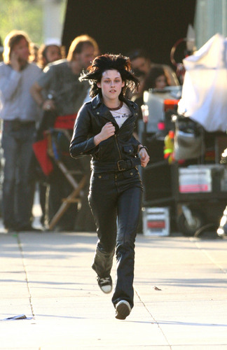 Kristen in her Joan Jett leathers for The Runaways
