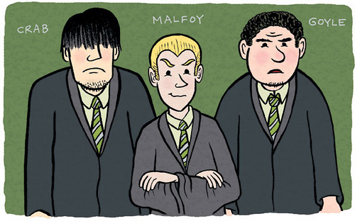  Malfoy, Crabbe and Goyle