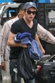 Rob Pattinson in a Plain Black T-Shirt! - twilight-series photo
