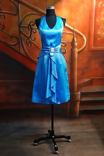  Blue Bridesmaid Dress