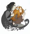 Severus&Lily - severus-snape-and-lily-evans fan art