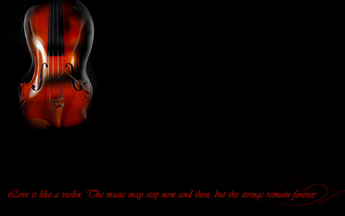 Violin Wallpaper <3 by Hilly