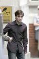 on the set deathly hallow - daniel-radcliffe photo