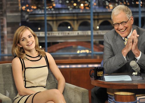  Emma Watson appears at the "Late 表示する with David Letterman", New York City