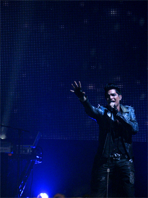 Adam Performing at San Jose Concert