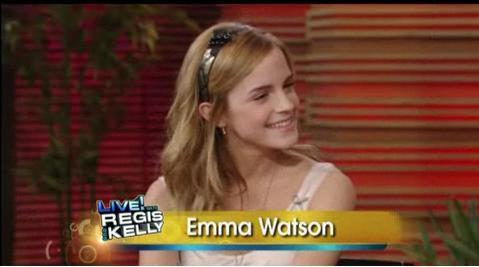  Emma in Live with Regis and Kelly