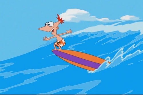  Phineas Surfing