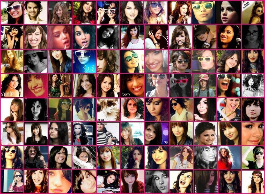 Sel n Dem collage Selena Gomez and Demi Lovato Fan Art 7101068 Fanpop