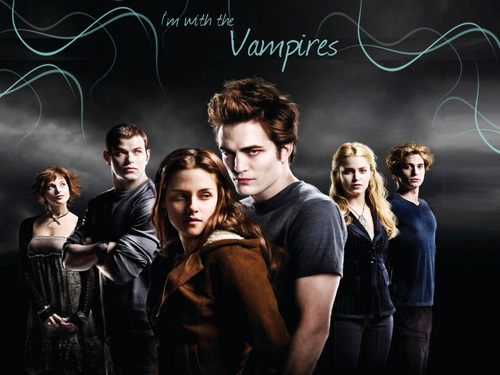  The Cullens, Hales and Bella cisne