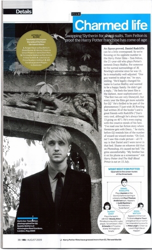  Tom Felton Featured in GQ Magazine