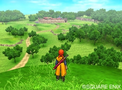 View of the World of Dragon Quest 8