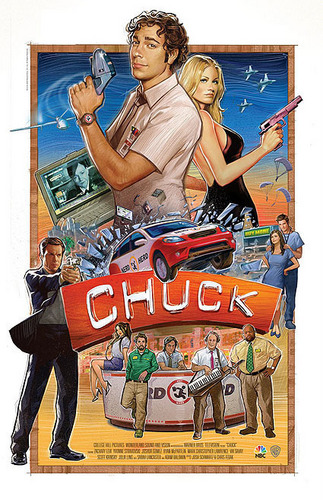 'Chuck' Comic Con 2009 Poster