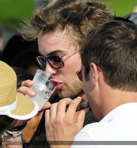 Chace Crawford - Birthday Party at Mercedes Benz VIP - July 18