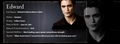 Edward Cullen Info Banner - twilight-series fan art