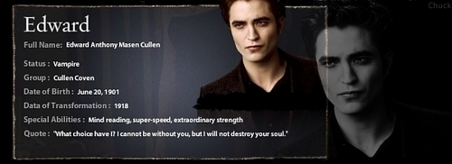  Edward Cullen Info Banner