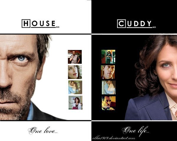 House/Cuddy One loveOne life. - Huddy 600x480
