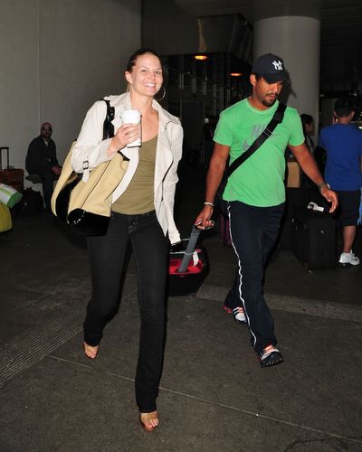  Jennifer Morrison and Amaury Nolasco – LAX Airport – July 12,2009