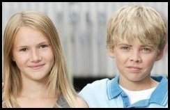  Lucy and Peter when they were younger