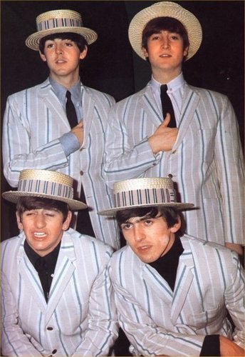 Beatles with hats
