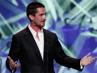 Christian Bale; being beautiful