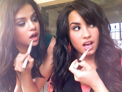  Demi Lovato and Selena Gomez