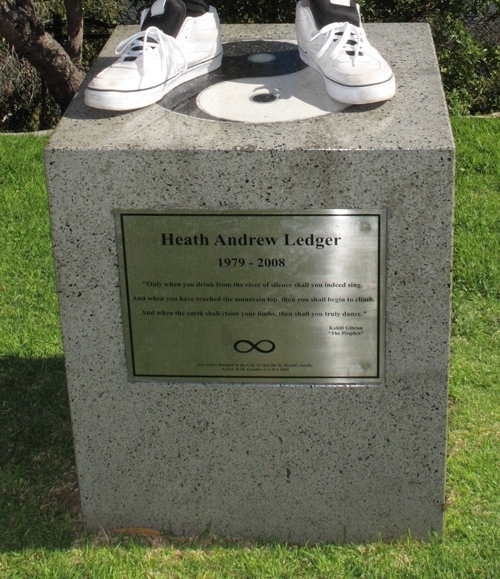 Heath's grave