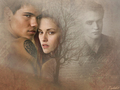 Jacob, Bella and Edward - twilight-series wallpaper