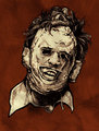 Leather Face Poster Art - horror-movies photo