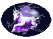 Purple Lightening,Animated - unicorns icon