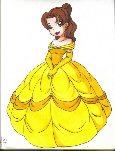  animé Style Belle