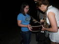 Bethany Signing a Guitar that's up for auction on ebay - bethany-joy-lenz photo