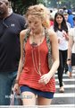 Filming S3 GG - blake-lively photo