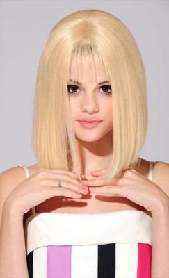 Selena blonde photoshoot