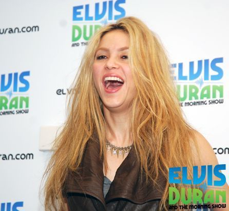  shakira at the Elvis Duran & The Morning Show - July 13