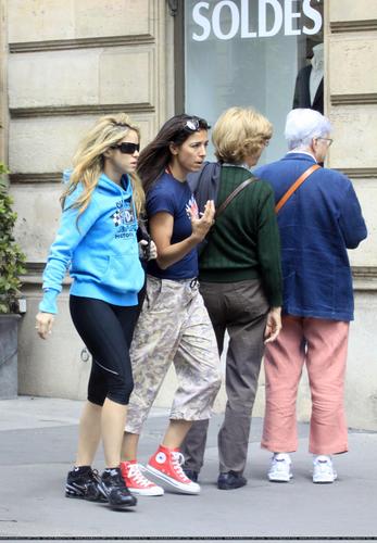 Shakira out in Paris, France - July 11 