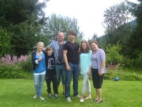  Alex with his gast family