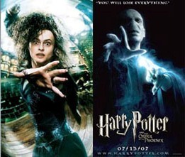 Bellatrix and Voldemort
