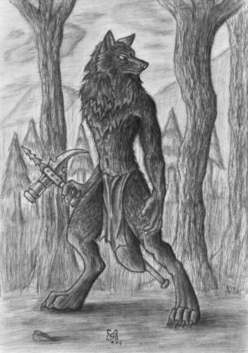  Black werewolf