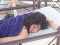Brunette GaGa sleeping - lady-gaga photo