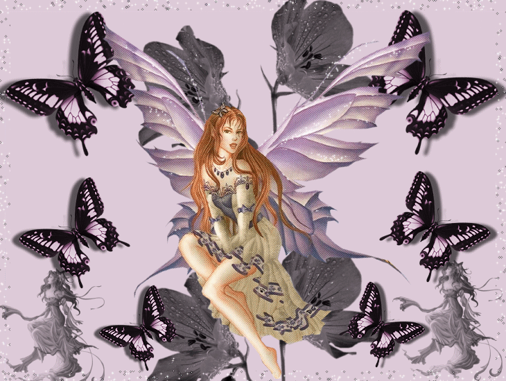 Angel With Butterflies,Animated - Butterflies Fan Art (7572196) - Fanpop