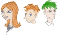 Candace, Phineas & Ferb sketches - phineas-and-ferb fan art