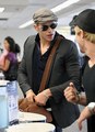 Kellan Lutz- at the airport heading to eclipse filming - twilight-series photo
