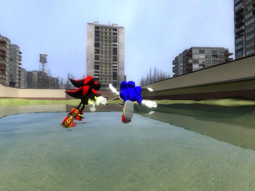  sonic and shadow raceing