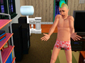 Sharkie freaking out! - the-sims-3 photo